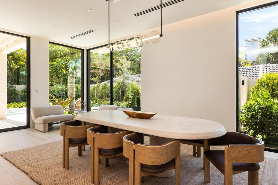 Furnished interior view inside a new home in , Delray Beach (Image 8).