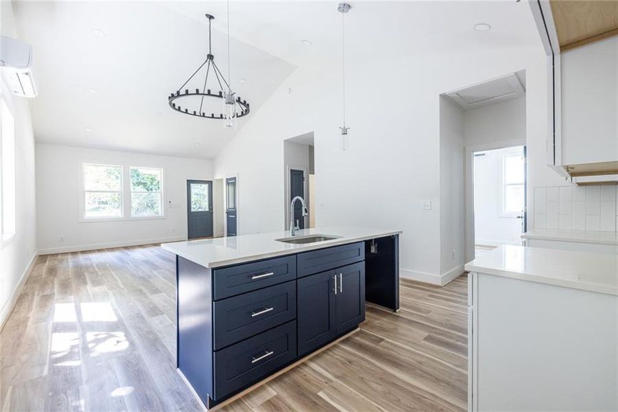 Furnished interior view inside a new home in , Atlanta (Image 8).