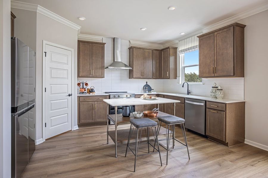 Representative furnished interior of a home built from the 2338 Modeled by KB Home in Cottages at Clovis Point, Kings Mountain (Image 6).