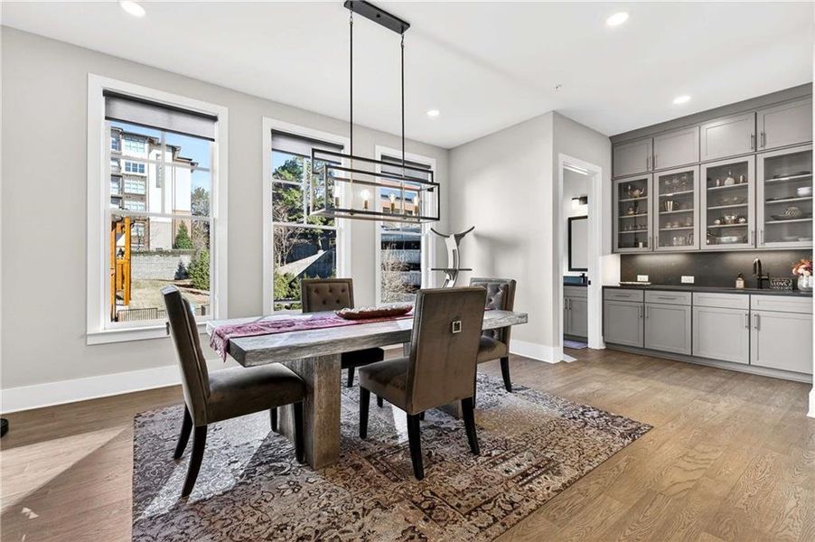 Furnished interior view inside a new home in , Atlanta (Image 7).