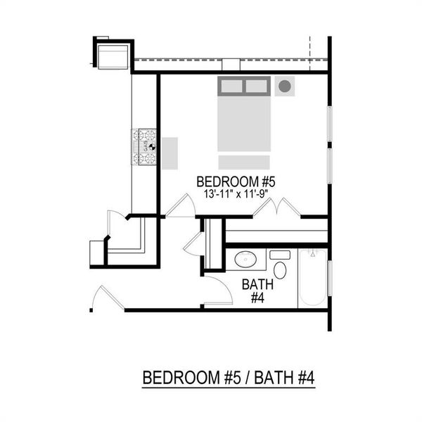 2D floor plan layout of this home in Painted Tree, McKinney, TX (Image 4). 2D floor plan layout of this home in Painted Tree, McKinney, TX (Image 4).