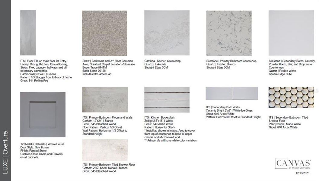 Design Selections - This home is currently under construction - selections are subject to change