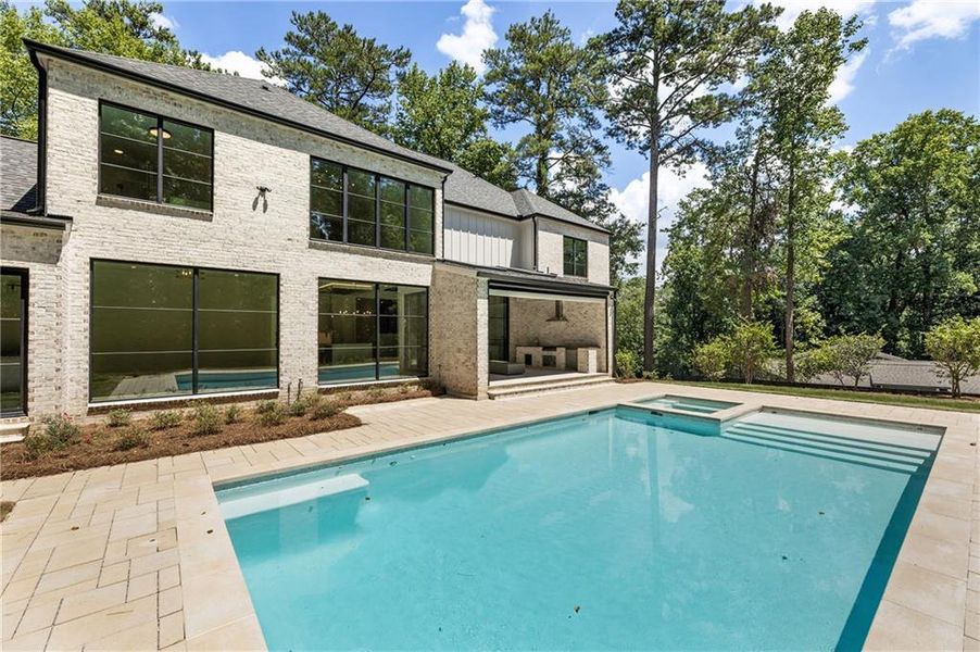Front exterior of a new home in , Atlanta, GA, highlighting curb appeal (Image 28). Front exterior of a new home in , Atlanta, GA, highlighting curb appeal (Image 28).