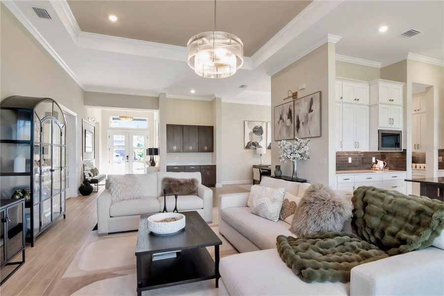 Furnished interior view inside a new home in , Wesley Chapel (Image 12).