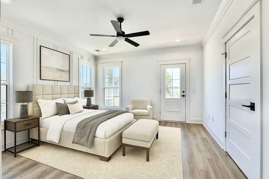 Furnished interior view inside a new home in , North Charleston (Image 5).