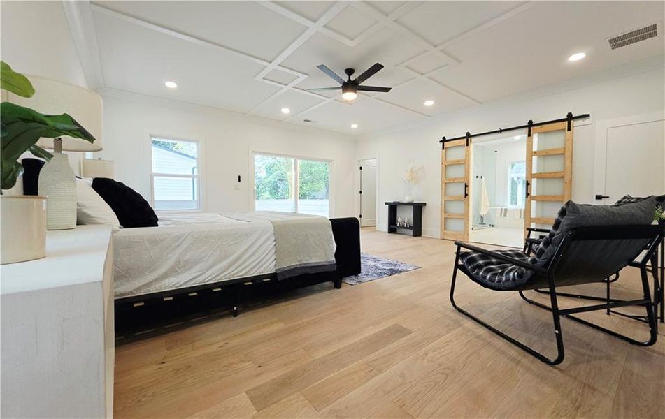 Furnished interior view inside a new home in , Atlanta (Image 9).