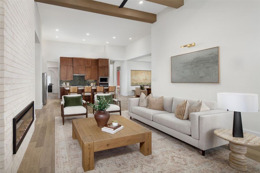 From Family Room to Open Concept Kitchen