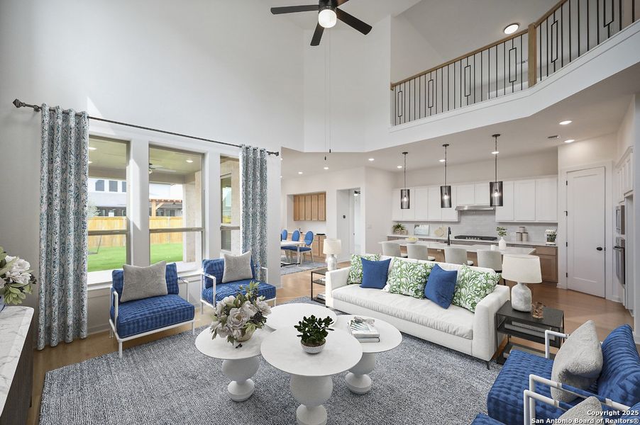 Furnished interior view inside a new home in , New Braunfels (Image 10). Furnished interior view inside a new home in , New Braunfels (Image 10).