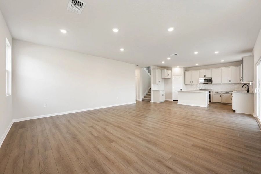 Dining Area & Family Room