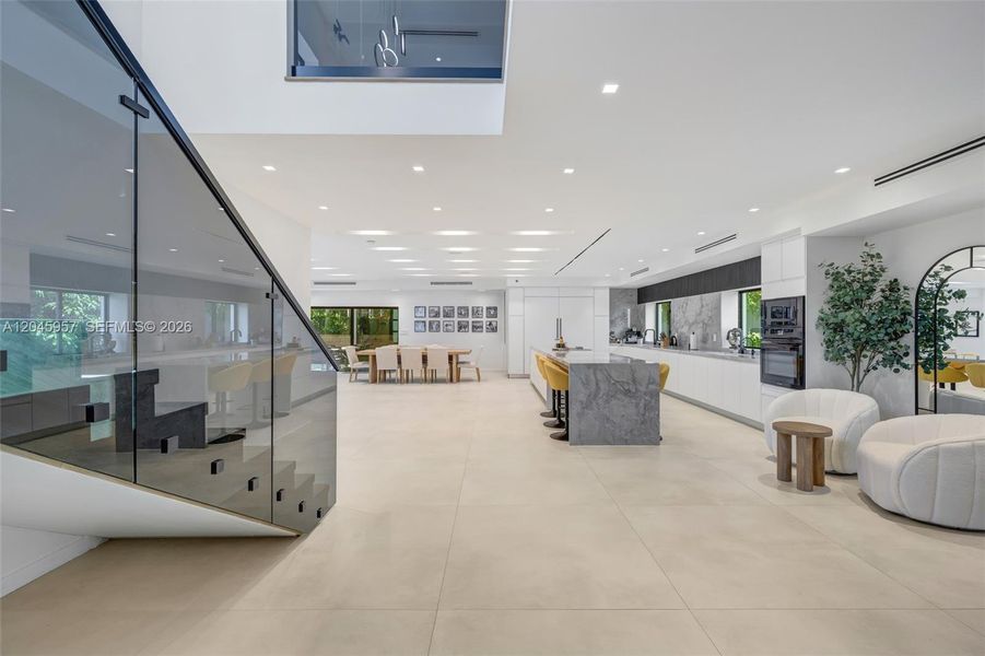 Furnished interior view inside a new home in , Miami (Image 18).