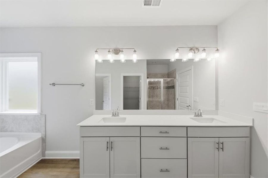 Furnished interior view inside a new home in Tuscany Hills, Douglasville (Image 4).