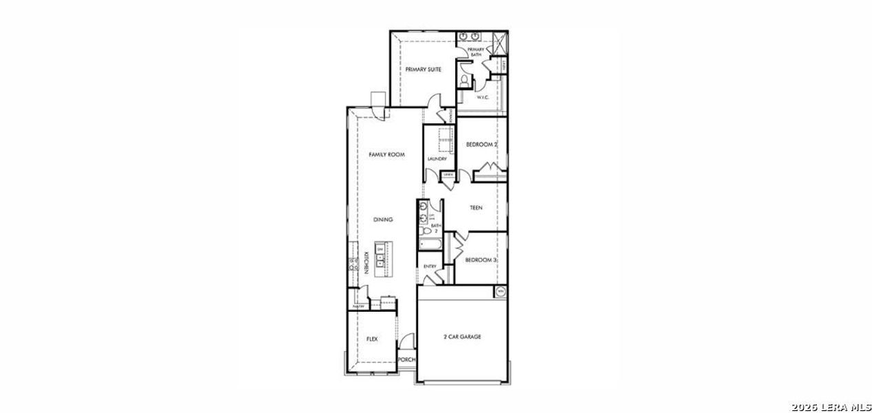 2D floor plan layout of this home in Catalina, Converse, TX (Image 2). 2D floor plan layout of this home in Catalina, Converse, TX (Image 2).
