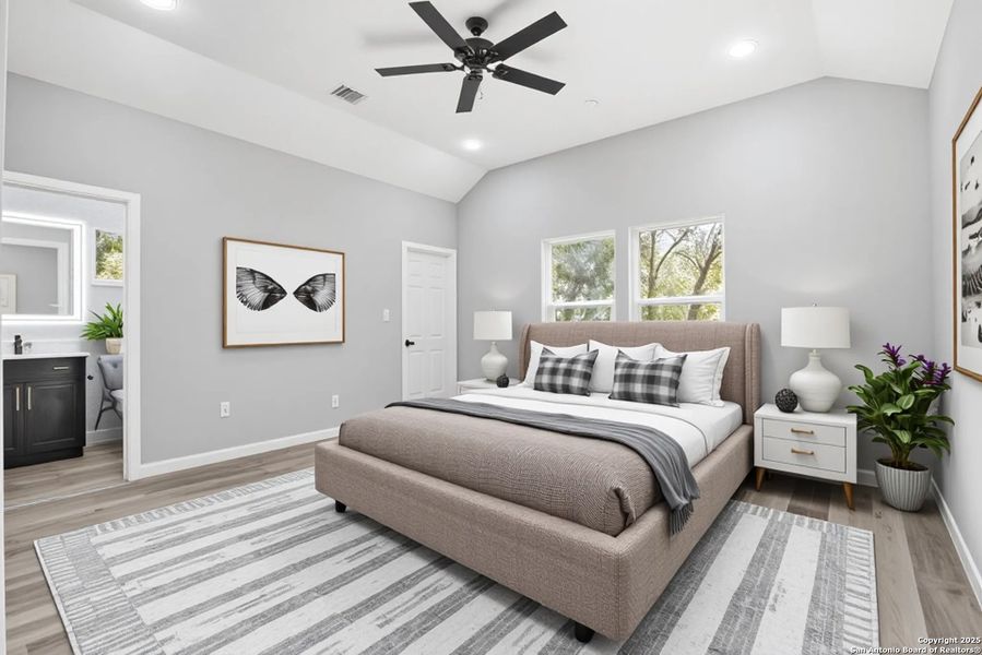 Furnished interior view inside a new home in , San Antonio (Image 9).