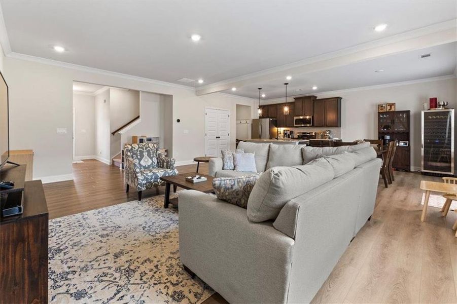 Furnished interior view inside a new home in Crofton Place Enclave, Snellville (Image 10).