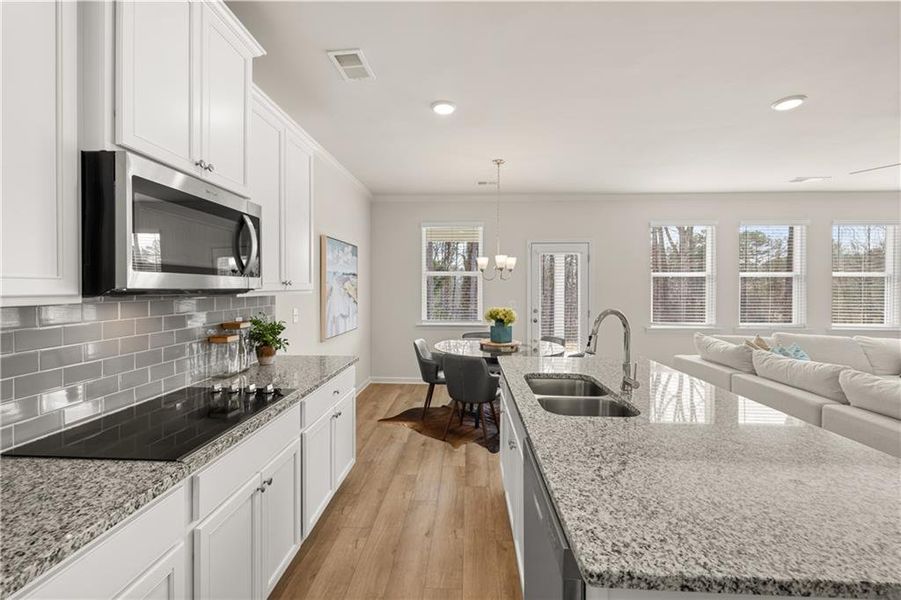 Furnished interior view inside a new home in Alcovy Village, Lawrenceville (Image 60).