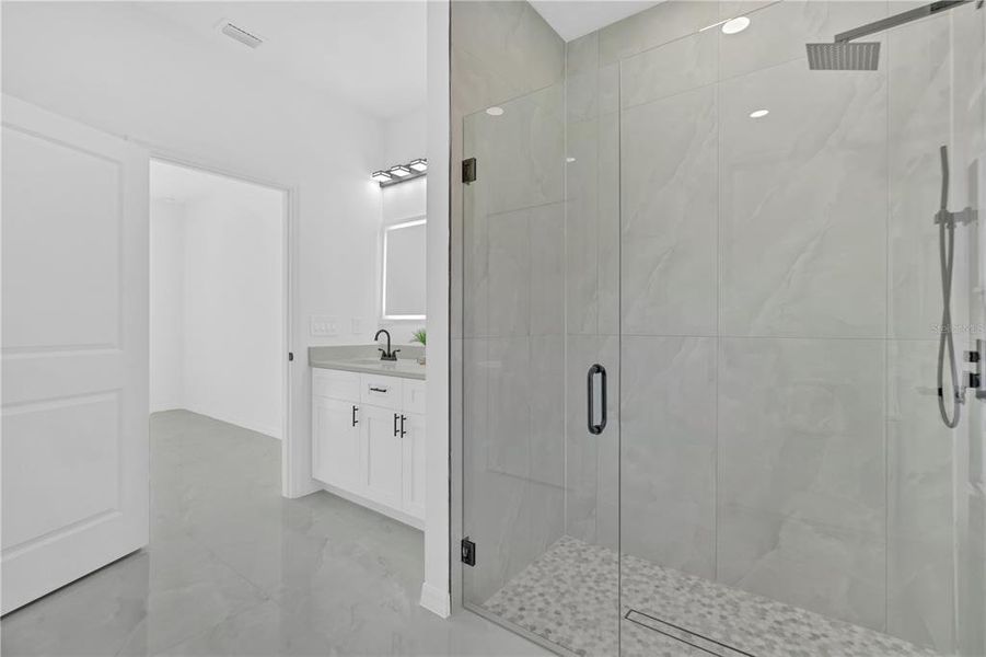 Furnished interior view inside a new home in , Punta Gorda (Image 15).