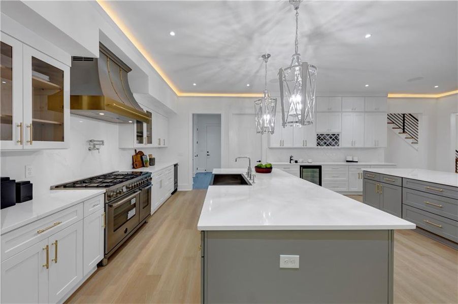 Furnished interior view inside a new home in , Marietta (Image 14).