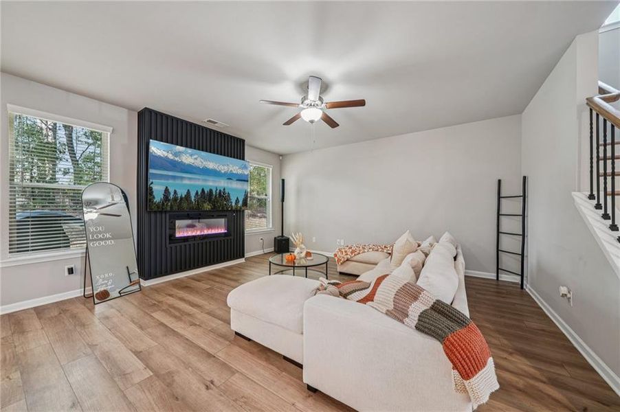 Furnished interior view inside a new home in North Hampton, Hampton (Image 11). Furnished interior view inside a new home in North Hampton, Hampton (Image 11).