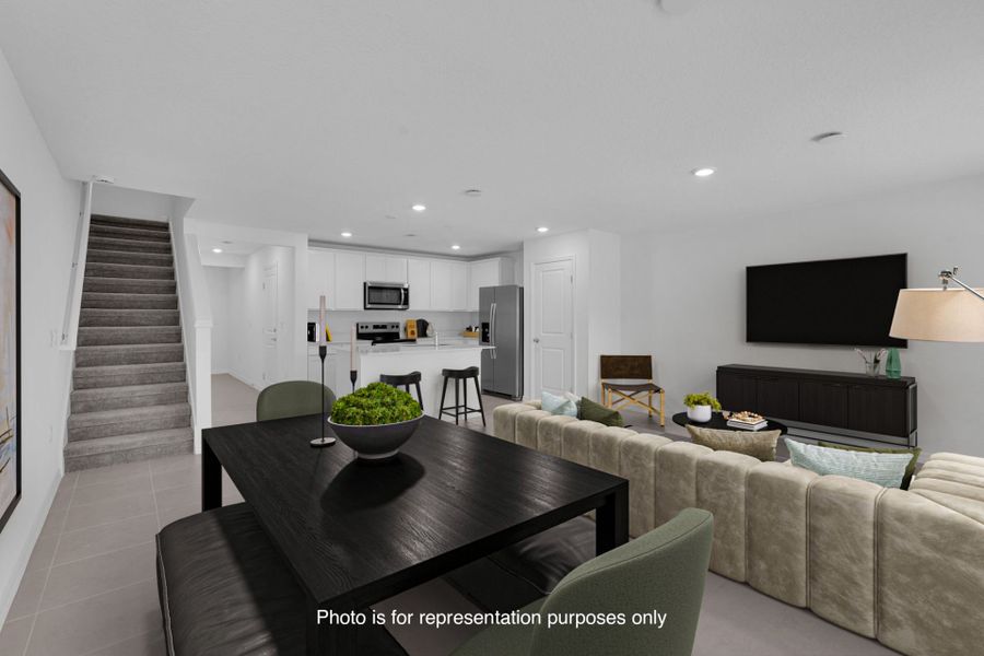 Furnished interior view inside a new home in Normandy Pines, Jacksonville (Image 9).