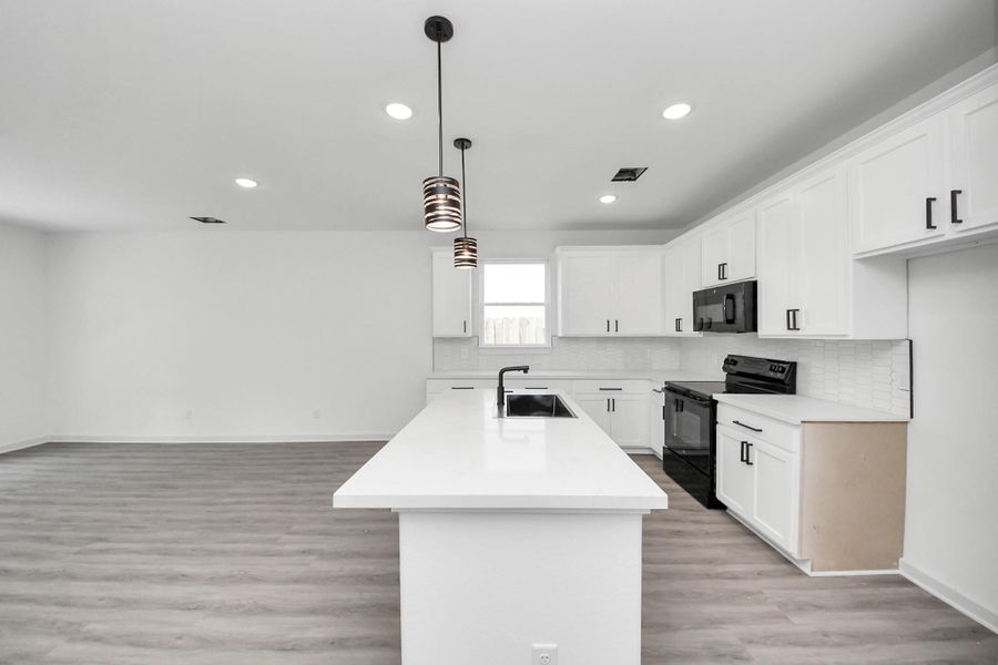 Furnished interior view inside a new home in , Houston (Image 13). Furnished interior view inside a new home in , Houston (Image 13).