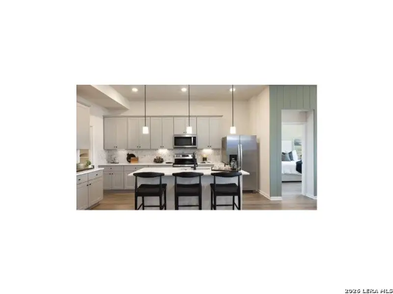 Furnished interior view inside a new home in Comanche Ridge, San Antonio (Image 4).