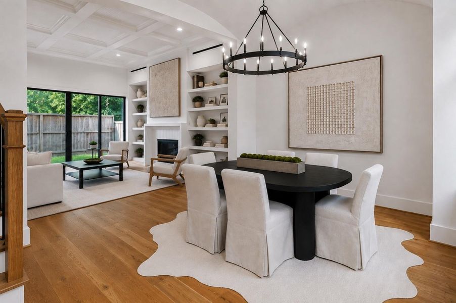 Furnished interior view inside a new home in , Houston (Image 9). Furnished interior view inside a new home in , Houston (Image 9).