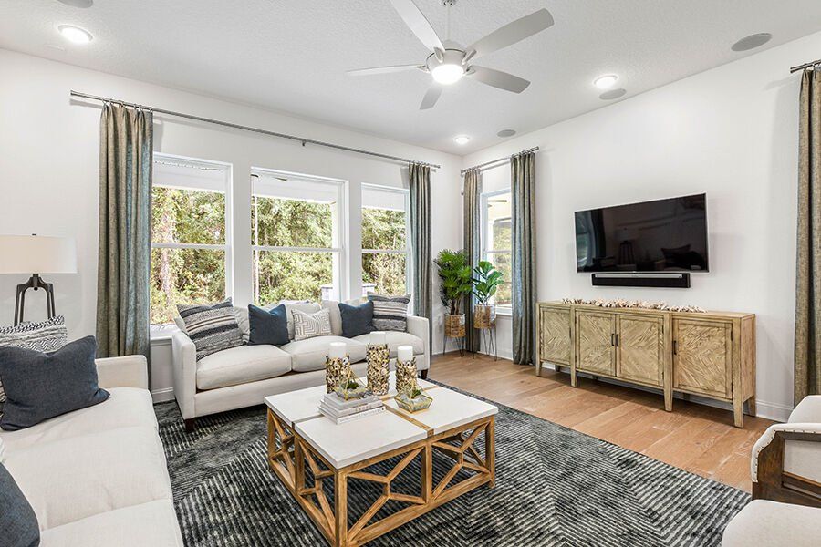 Representative furnished interior of a home built from the Harbor by Mattamy Homes in RiverTown, St. Johns (Image 41).