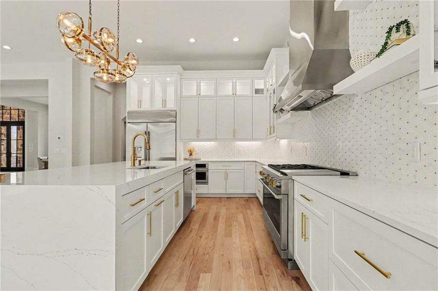 Furnished interior view inside a new home in , Alpharetta (Image 18).