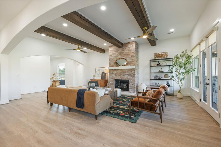 Furnished interior view inside a new home in , Smithville (Image 8).