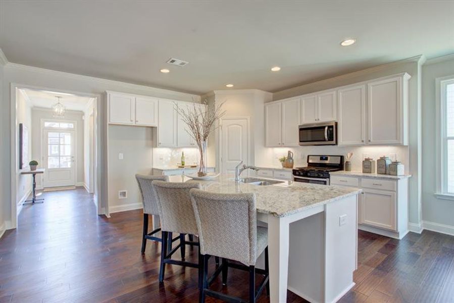 Furnished interior view inside a new home in Terraces at Paravel, Acworth (Image 4).
