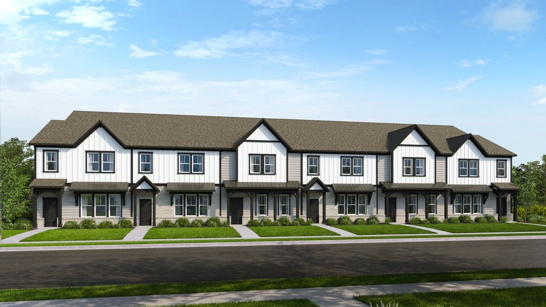 Representative exterior photo of a completed home built from the Avon by Taylor Morrison in The Coves on Lake Wylie Towns, Charlotte, NC (Image 1).