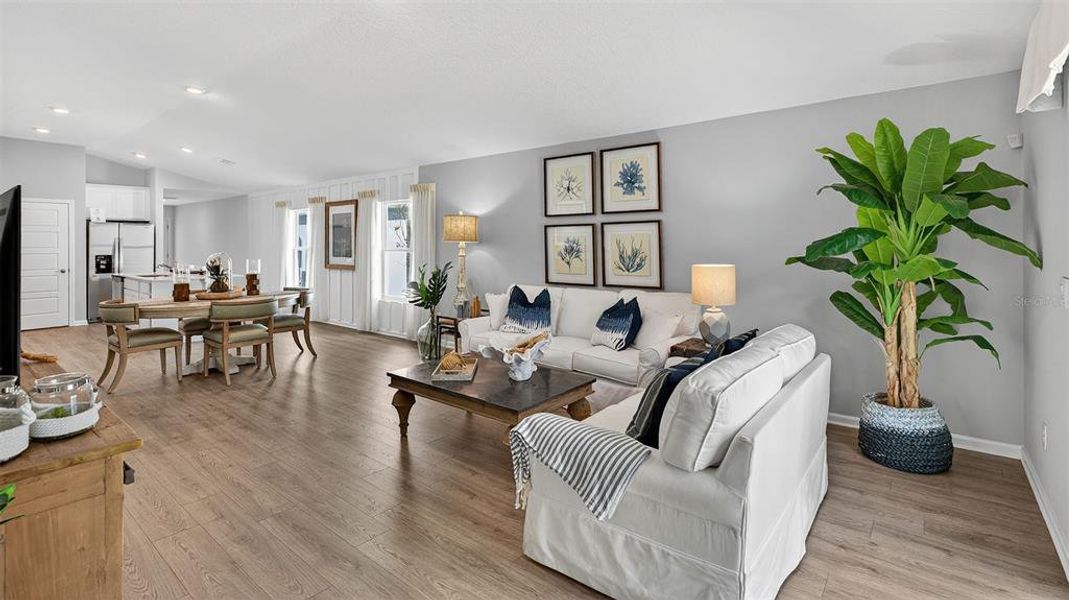 Furnished interior view inside a new home in Grand Reserve, Bunnell (Image 14). Furnished interior view inside a new home in Grand Reserve, Bunnell (Image 14).