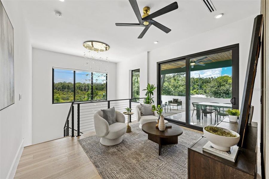 Furnished interior view inside a new home in , Tampa (Image 45).