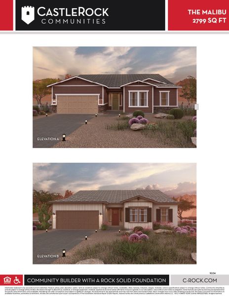 Image 4 representing the Malibu by CastleRock Communities in Heritage Pointe, Chino Valley, AZ.