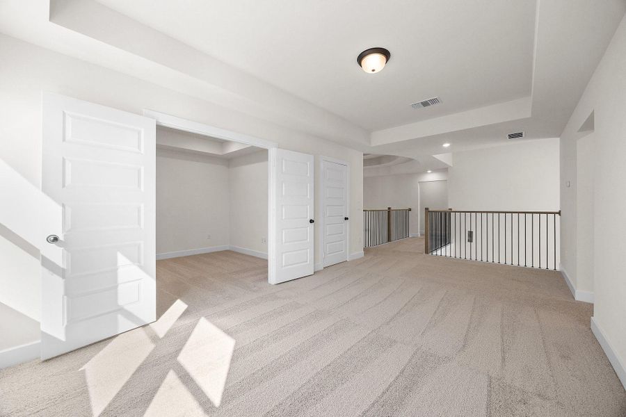 Spacious, unfurnished interior of a new home in Bridgeland, Cypress (Image 29).