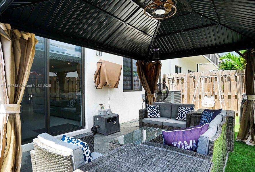 Furnished interior view inside a new home in , Miami (Image 18). Furnished interior view inside a new home in , Miami (Image 18).