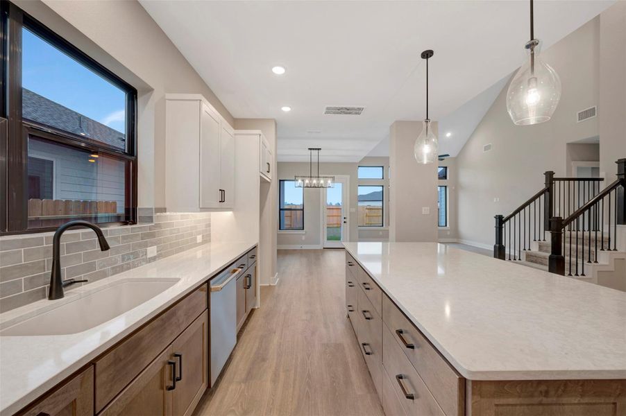 Furnished interior view inside a new home in ARTAVIA 50' Homesites, Conroe (Image 7).