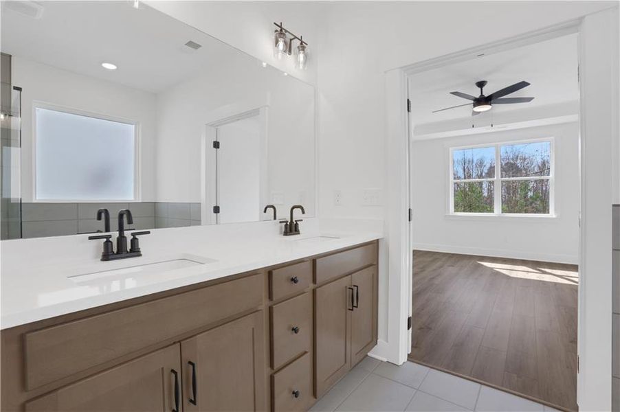 Furnished interior view inside a new home in Marble Tree, Ball Ground (Image 16).