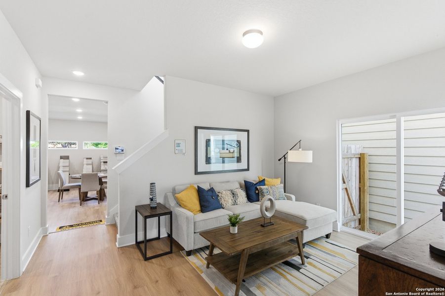 Furnished interior view inside a new home in Rose Hill, San Antonio (Image 16).