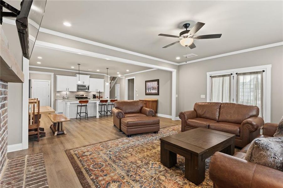 Furnished interior view inside a new home in , Covington (Image 14). Furnished interior view inside a new home in , Covington (Image 14).