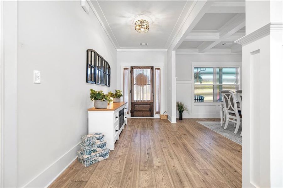 Furnished interior view inside a new home in , Monroe (Image 15).