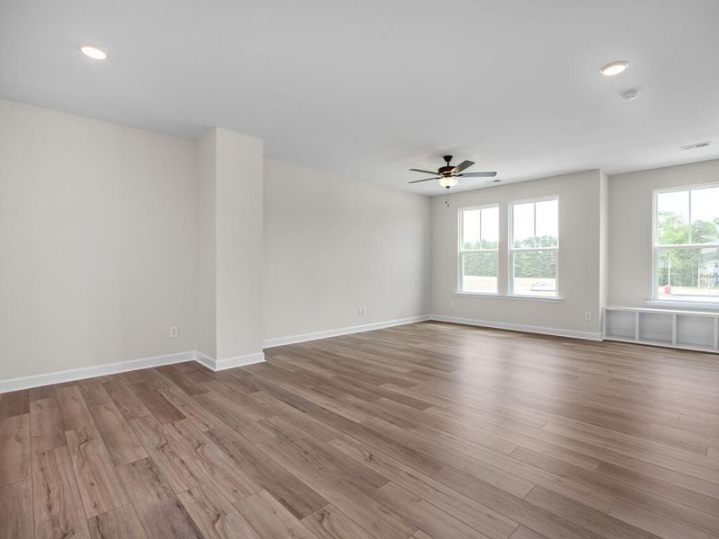 Spacious, unfurnished interior of a new home in Forestville Yard Townhomes, Knightdale (Image 14).
