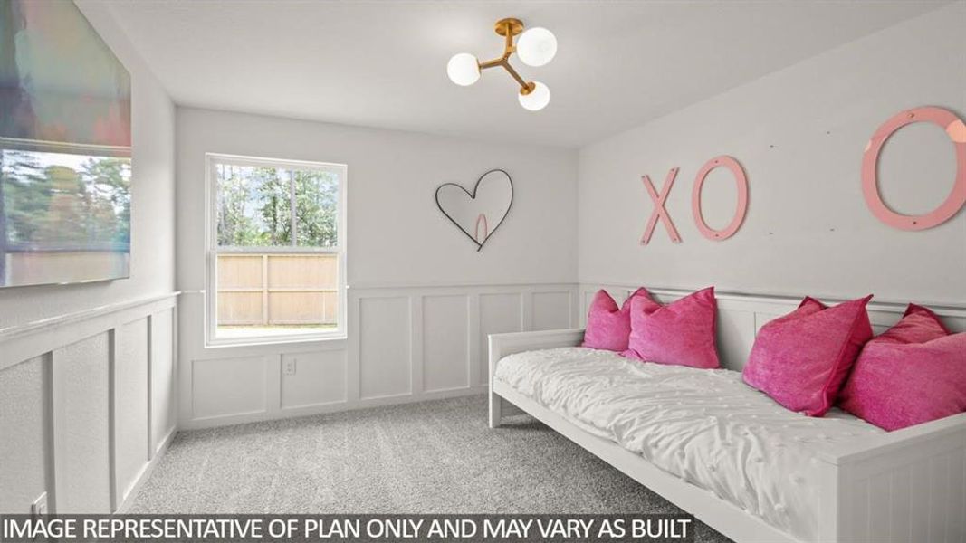 Furnished interior view inside a new home in Silverthorne, Conroe (Image 15).