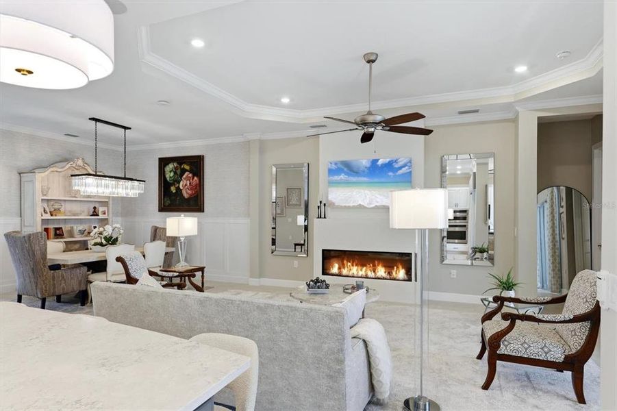 Furnished interior view inside a new home in Esplanade at Azario Lakewood Ranch, Bradenton (Image 6).
