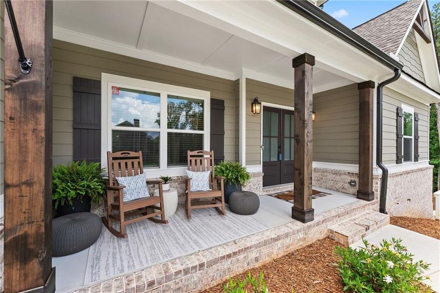 Exterior details and patio area of a home in Woodland Hills, Loganville (Image 4). Exterior details and patio area of a home in Woodland Hills, Loganville (Image 4).
