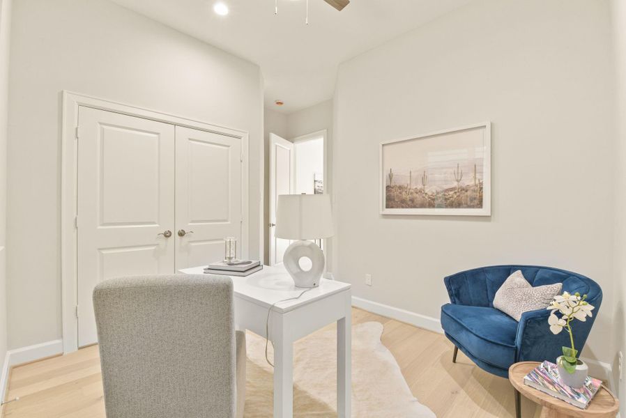 Furnished interior view inside a new home in , Houston (Image 43).