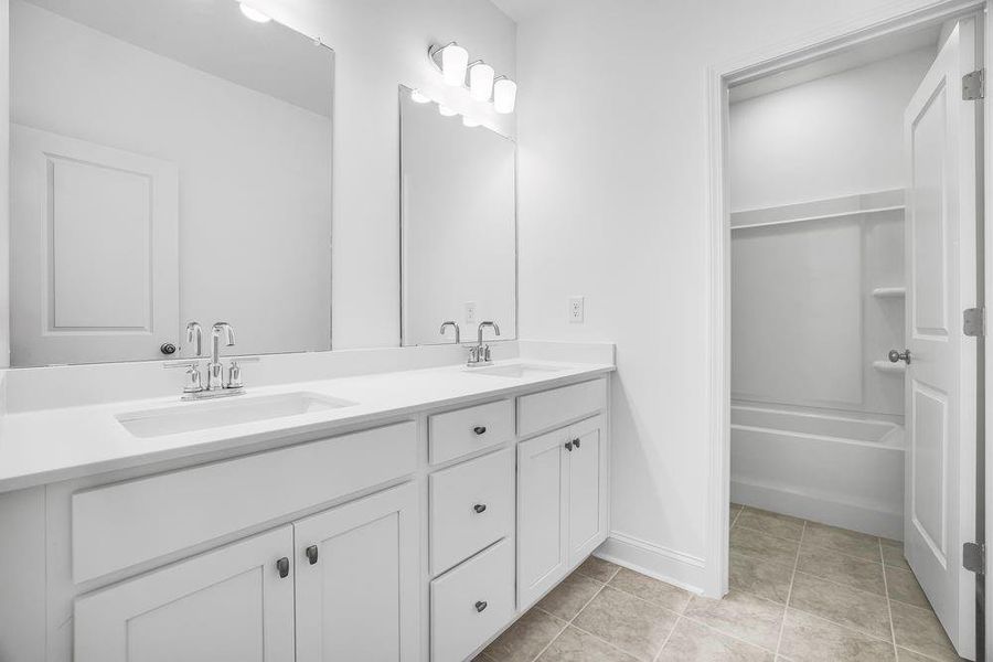 Furnished interior view inside a new home in Bailey Fence, Dacula (Image 8).