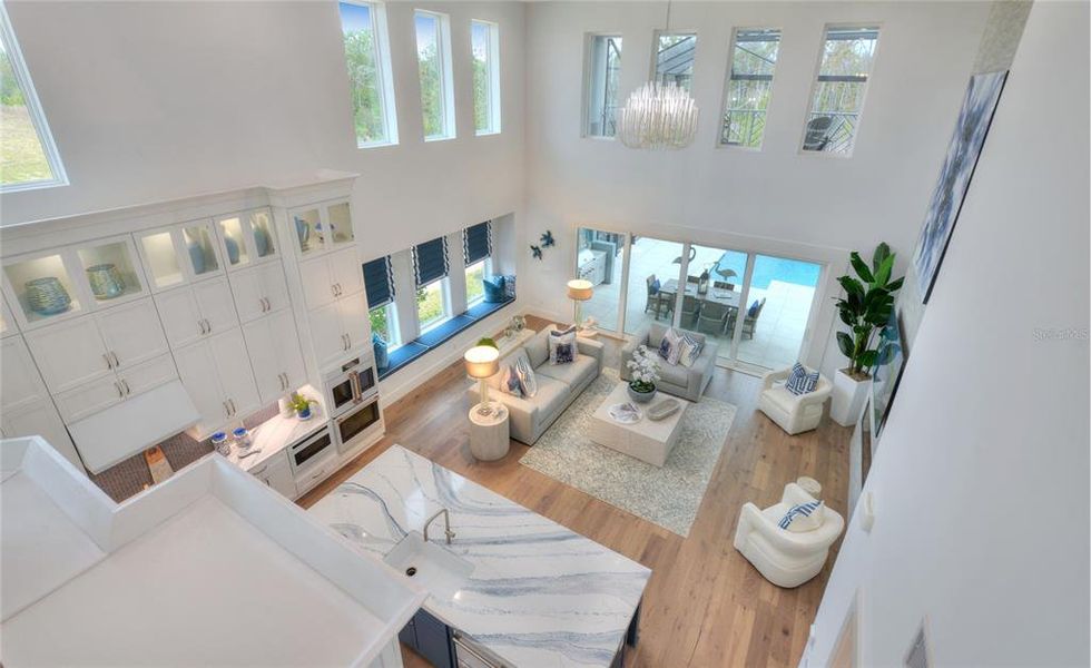 Furnished interior view inside a new home in Veranda Bay, Flagler Beach (Image 32).