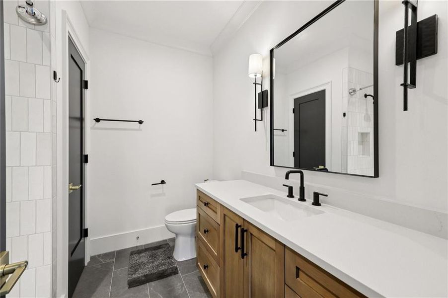 Furnished interior view inside a new home in , Suwanee (Image 18).