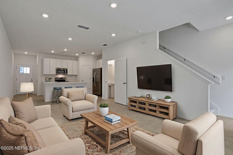 Furnished interior view inside a new home in , Middleburg (Image 10).